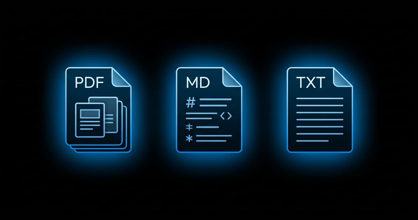 PDF, Markdown o TXT: Cual es el Mejor Formato para tus Transcripciones